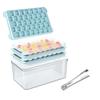 Good-Ice Cube Tray Round Ice Cube Trays Fit For Freezer, Easy-Release Ice Ball Maker Mold With Removable Blue