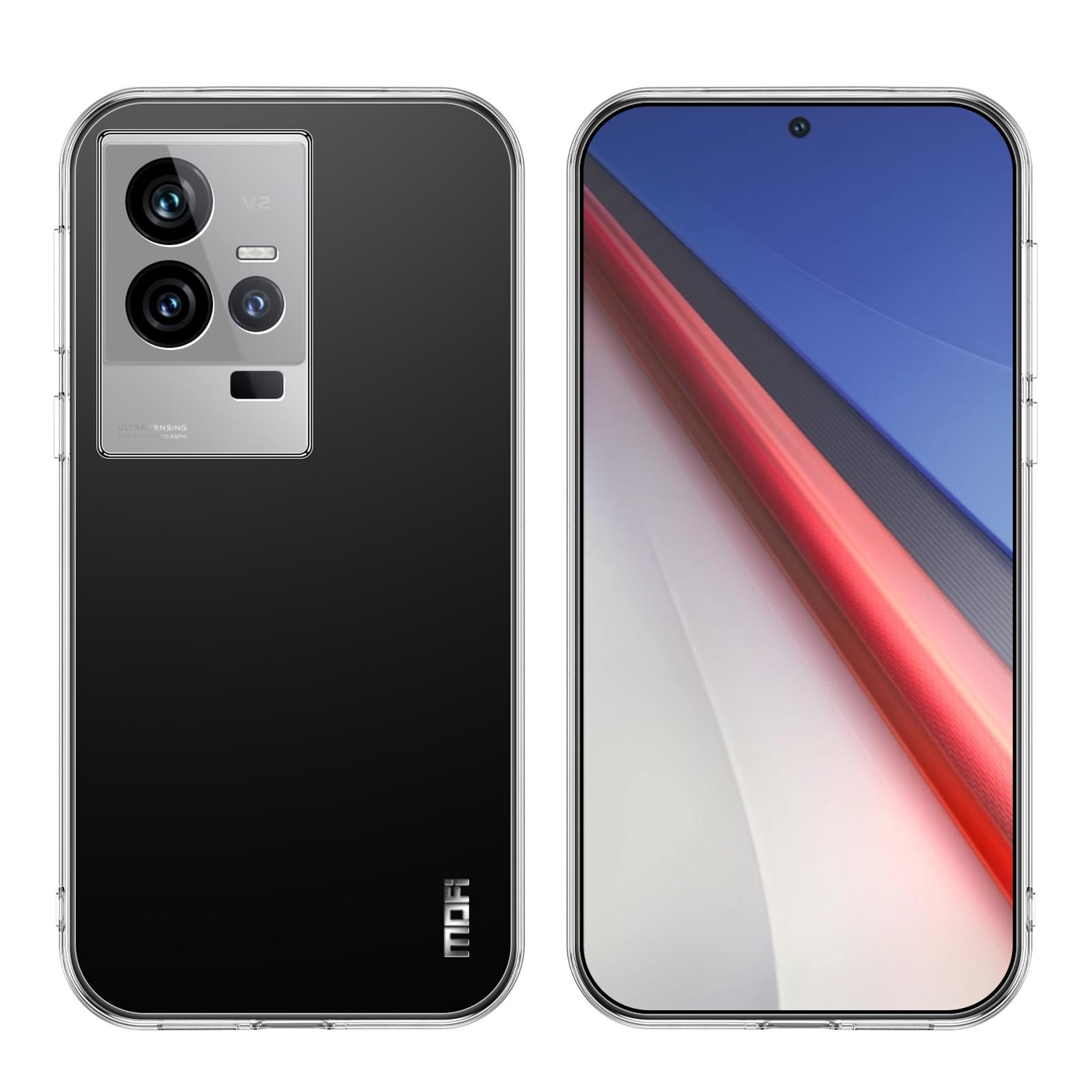 

MOFI Phone Case for vivo iQOO 11 5G,Drop-proof Transparent Protective Soft TPU Mobile Phone Cover A