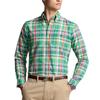 Polo Solid Check Single-Breasted Shirt Men Shirts 710942688-002
