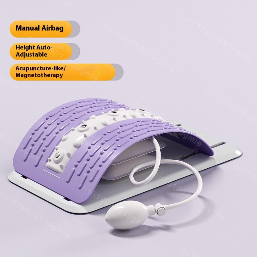 

Подушка-растяжка для спины Поясничная поддержка для шеи Облегчение боли в позвоночнике Для коррекции осанки Расслабление мышц талии Шейный массажер