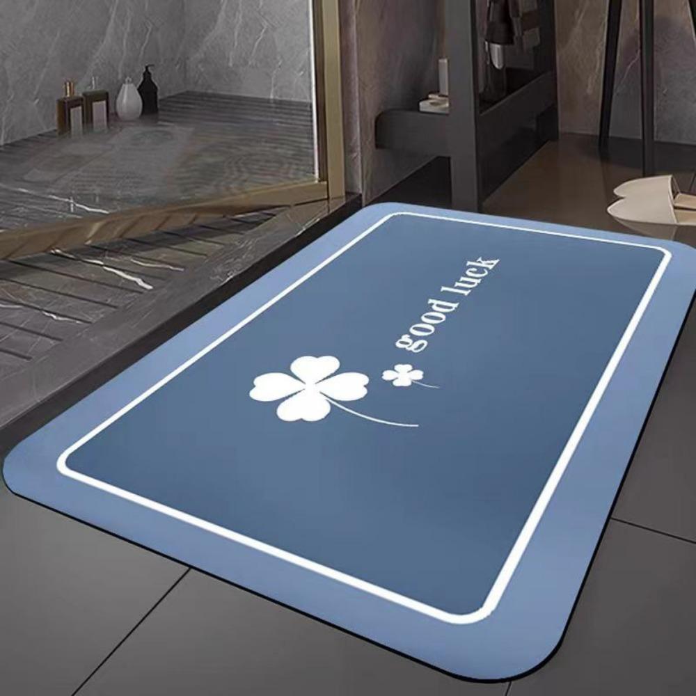 

2 шт. Коврик для ванной комнаты, мягкий, диатомовый, впитывающий грязь, коврик для ванной, нескользящий коврик для ног, туалетный коврик 40*60cm crystal velvet