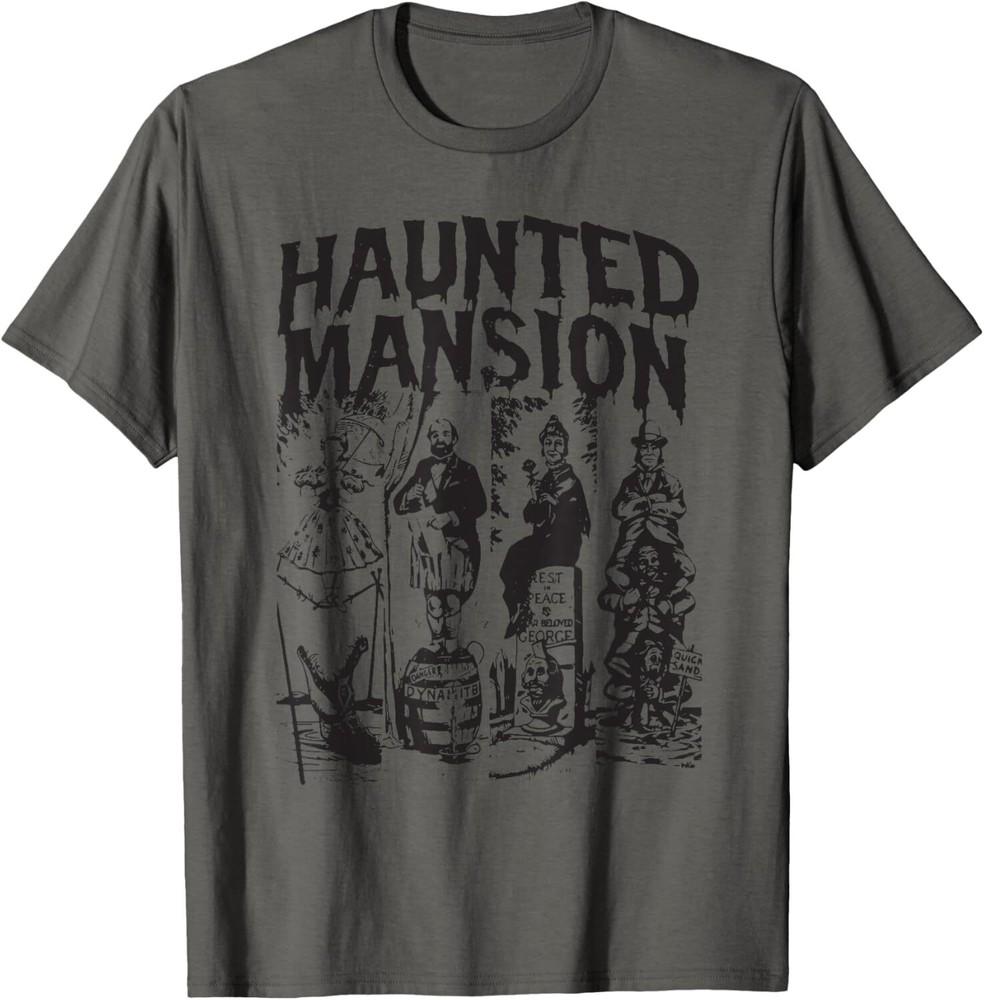 

The Haunted Mansion Enigma Unveiling The Unseen T-Shirt Tops Tee S