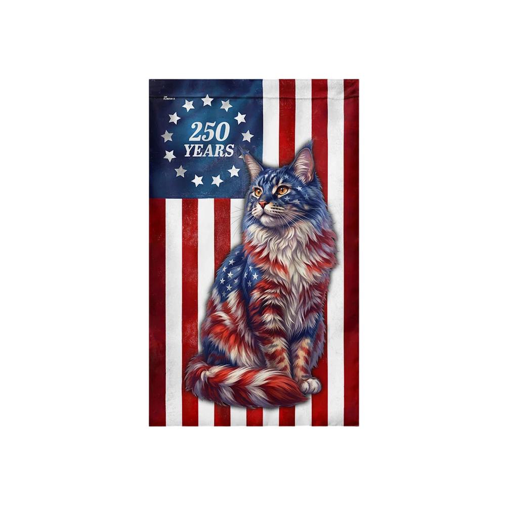 

250th Anniversary Garden Flag, Single Sided One Size