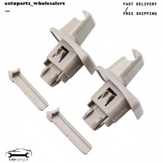 Pair Sun Visor Clip Holder Clips 25840046 For Chevrolet Express GMC Savana