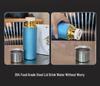 Portable Insulated Cup with Pure Titanium Liner, Magnetic Lid, and 316 Stainless Steel for Tea Steeping, Freshness, and Antibacterial Protection