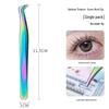 Goldfeder Falsche Wimpern Pinzetten Set - Grafting & Curling Beauty Tools