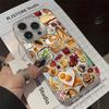 Fashion Shiny Bread Fruit Good Luck iPhone Case For iPhone 16 15 14 13 12 11 Pro Max XR XS MAX 7 8 PLUS Shake Proof Laser Cover