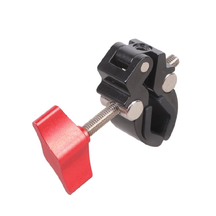 Professional Photography Crabs Clamp With 45mm Thickness Capacity For Outdoor Shoots Tripods Heads Monitors Brackets