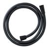 SANEI Shower Matte Compatible with Most Includes Faucet and Shower Made In Japan Hose, Black, Manufacturers, Adapters, 1.6m, G1/2, PS30-864TXB-MD,