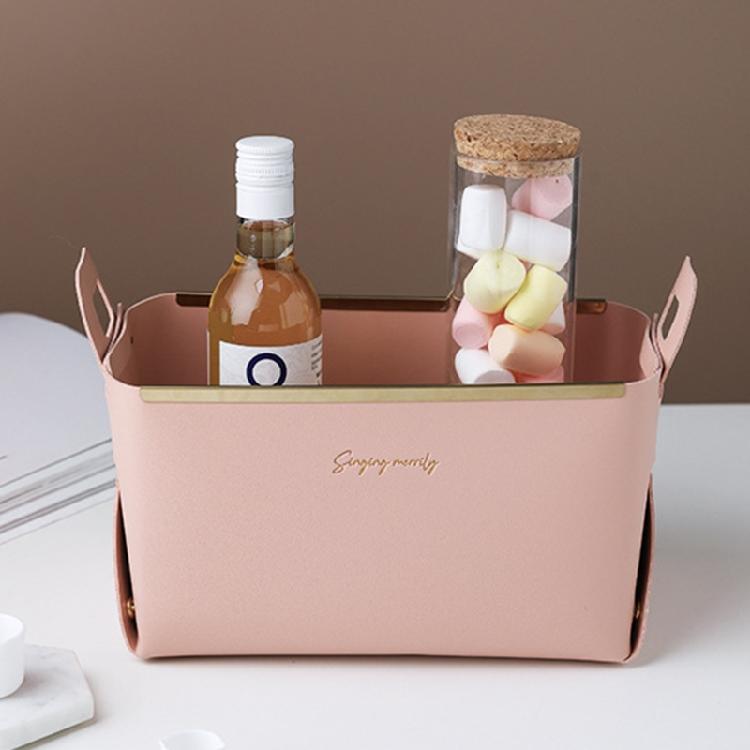 Creative Leather Storage Boxes Small Things Collection Help You to Save Spac