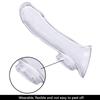 High Elastic Adult Penis Sleeve Cock Extender Reusable and Safer Condoms Sex Toy for Couple Man Delay Ejaculation Tools
