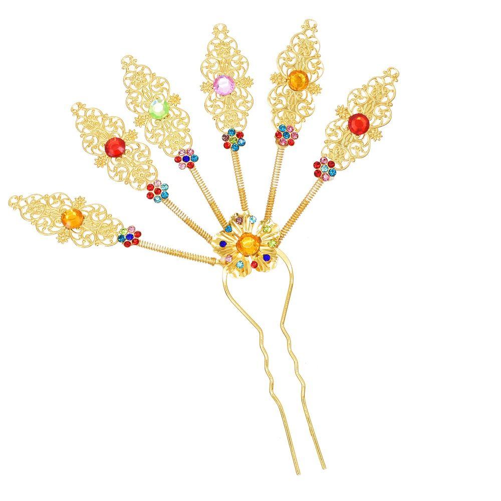 Ancient Hanfu Hodeplagg Thai Hodeplagg Gammel Stil Hodeplagg U-form Hårnål Kvinner