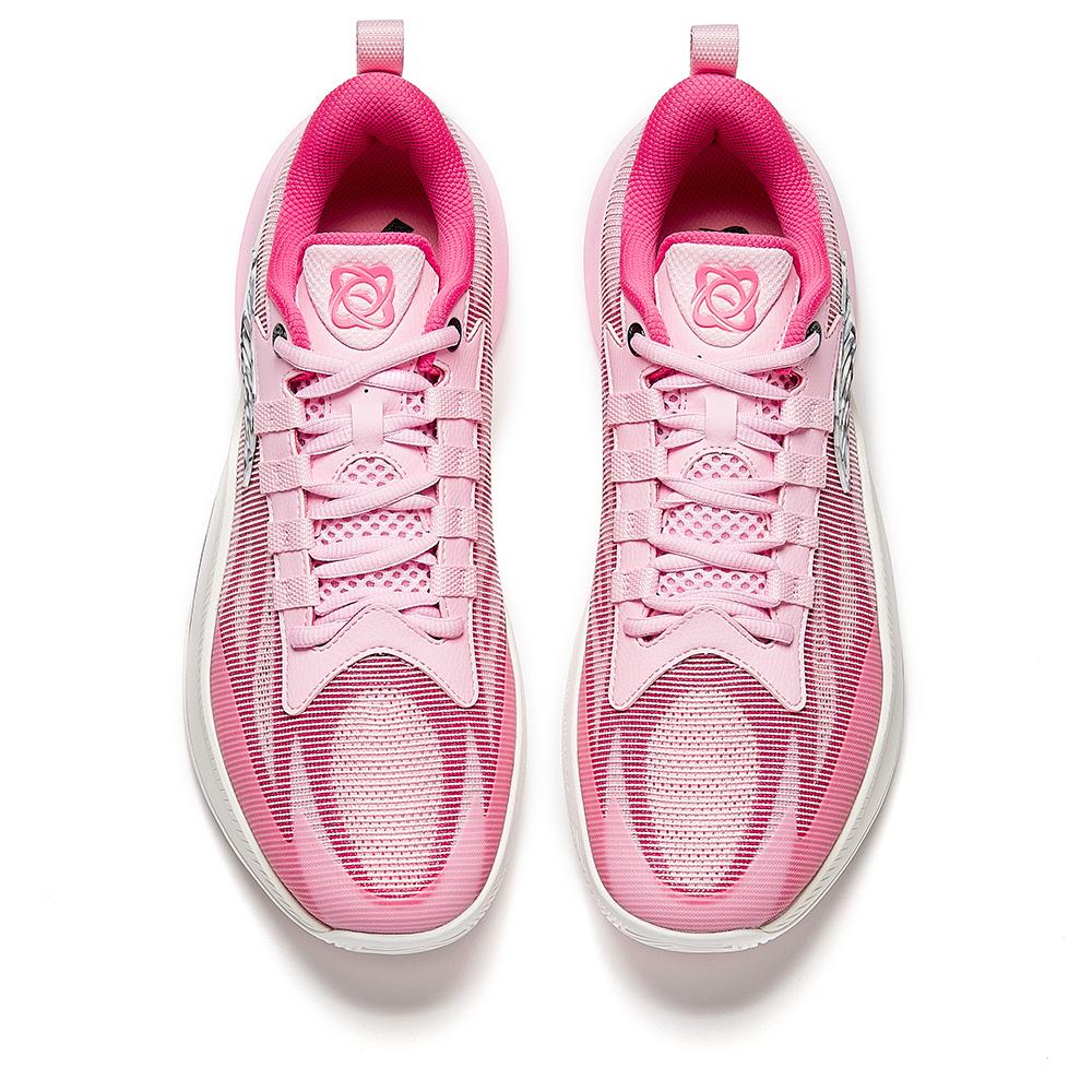 Anta Zap 1 TD Cushioning, Wear Resistant Low Top Basketball Shoes Men's White Pink Black Sneakers 912521601Q-4