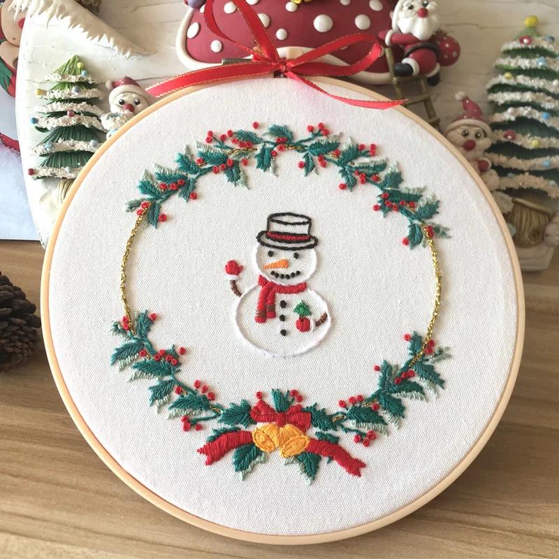 

Embroidery Diy Material Package Cross Stitch Kit Handmade Beginner Christmas Thread Embroidery S334