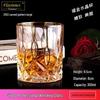 Flavinmci Gold-Rimmed Glass Drinkware Set