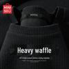 MINISO Herren Waffelstrick Kurzarm-T-Shirt