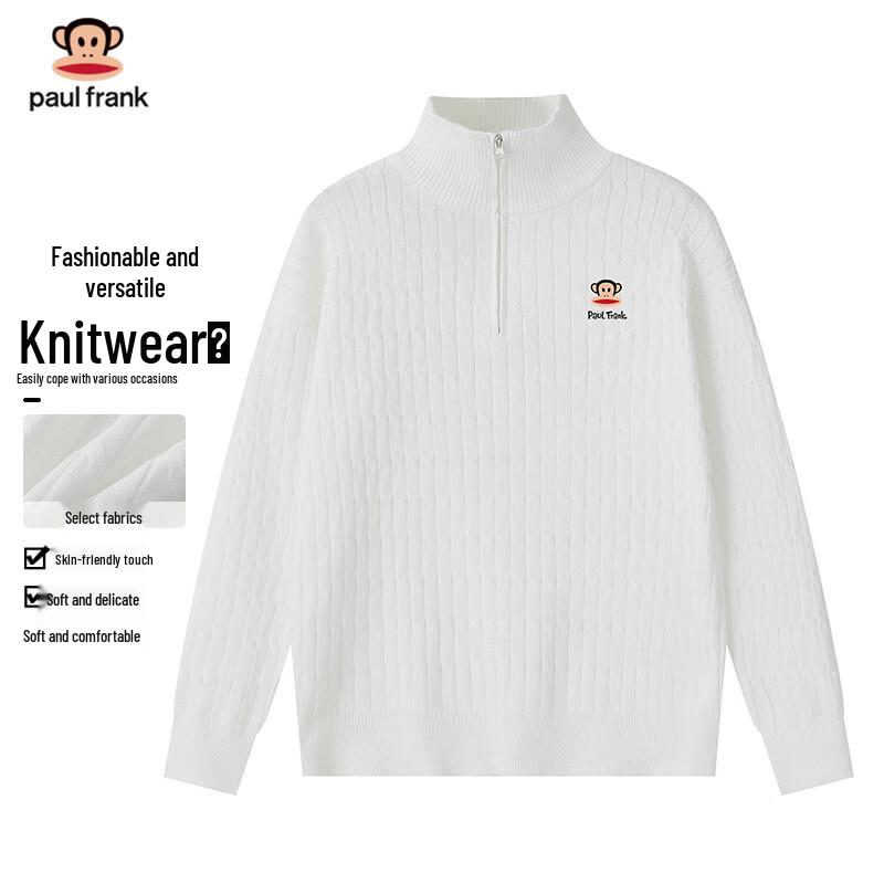 

Paul Frank Men s Half-Zip Knit Sweater XL