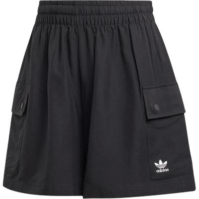 Originals Solid High-Waisted Cargo Shorts Women Shorts Black JD1514