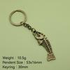 Xiyin Sù Mài Tōng Fishbone Keychain Pendant