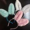 Funny Rabbit Ear Hairband Realistic Luminous Bunny Headband Glowing Plush Headband Music Festival