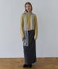 OVERDUEFLAIR Tension Stretch Maxi Skirt_Stripe Gray