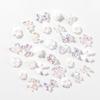 Set Bow DIY Nail Art Rhinestones Kit White Flower Nail Art Charms Multi Shaped Jelly Bear Shape