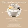 Electric Glass Milk Frother with Heating Function for Thick Froth