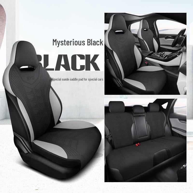 BYD Qin Plus Car Seat Cushion - All-Season Suede Breathable Cover