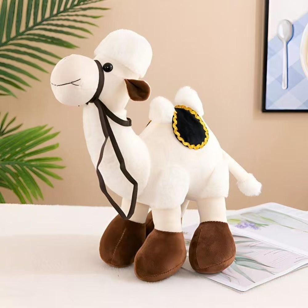 30cm Plush Camel Toy Double Hump Soft Travel Hump Cute Simulation Stuffed Animal Children Play
