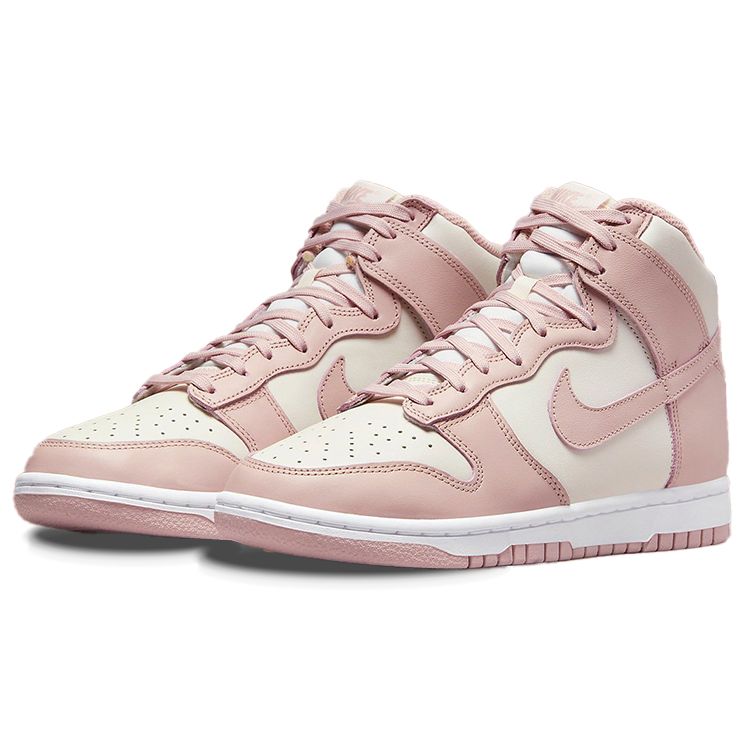 Nike Dunk High Pink Oxford Damen Sneakers Creme Phantomweiß DD1869-003