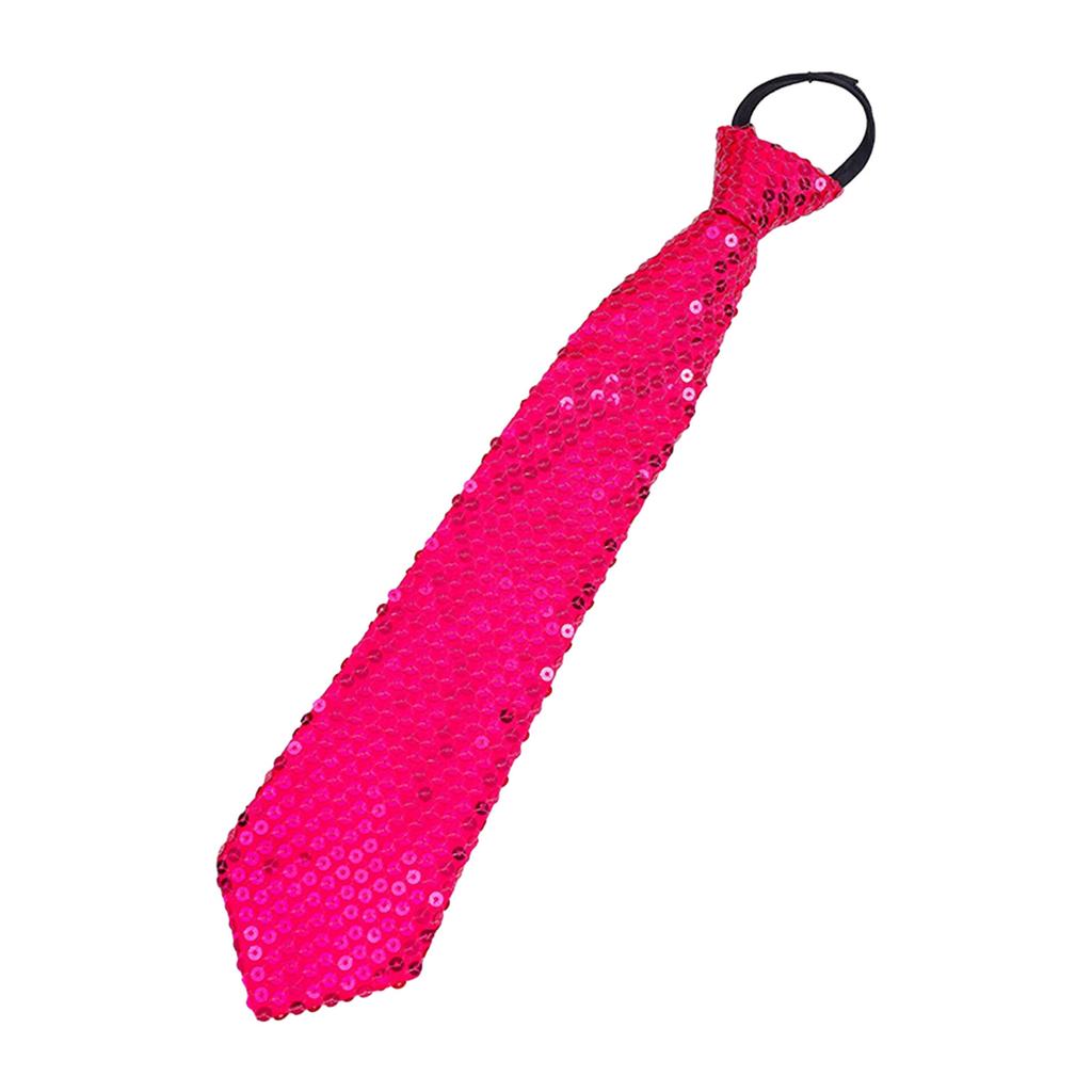 Λαμπερές Παγιέτες Γραβάτα Σκηνής Γκλίτερ Παγιέτα Ρυθμιζόμενη Γραβάτα με Φερμουάρ Προδεμένη Αξεσουάρ Μόδας για τον Λαιμό