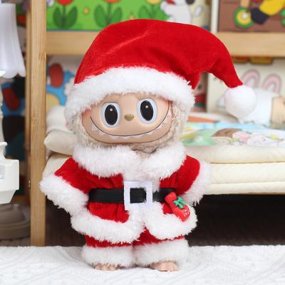 Labubu Weihnachten Weihnachtsmann Mode Exquisite Puppenkleidung