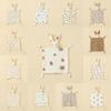 Baby Animal Cotton Swaddle With Plush Rabbit Toy For Sleep And Comfort