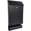 LETTERBOX WITH TUBE A-4T BLACK - SKL A4T 489
