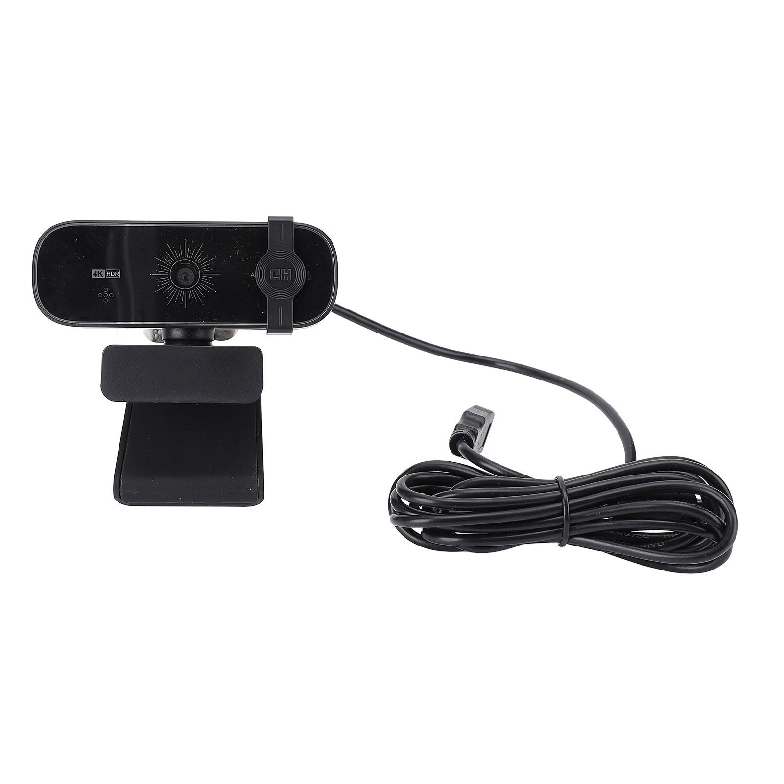 

Web Camera HD 4K Auto Focus 3840x2160 Resolution Built in Double Omnidirectional Microphones