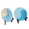 2PCS Calm Feeling Wheels With Black Base Wooden Emotion Chart Wheel Decoration For Home Bedroom Classroom Office Type 1