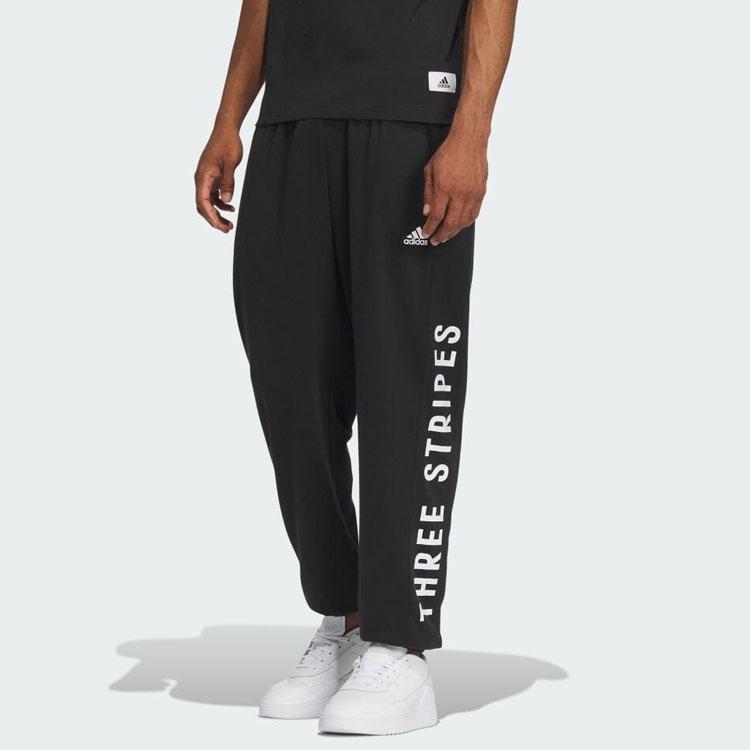Adidas Graphic Waist Jogger Pants Unisex Bottoms Black IS5149