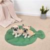 Green Large Size Double-sided Cat Pad Suitable for All Seasons Soft and Comfortable Suitable for Cats and Dogs Breathable Washable Sleeping Blanket