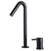 Widespread Bathroom Sink Mixer Single Lever Hot and Cold Basin Faucet Brass Black chrome finished Lavatory Tasp Brush Gold