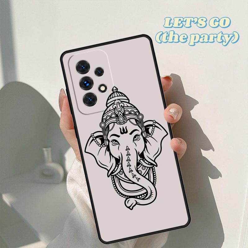 Ganesh Elephant God phone case For Samsung Galaxy A42 A31 A40 A51 A71 A32 A80 A91 A52 A72 A73 A20e A21S A50 A70 A11 A12 Cover