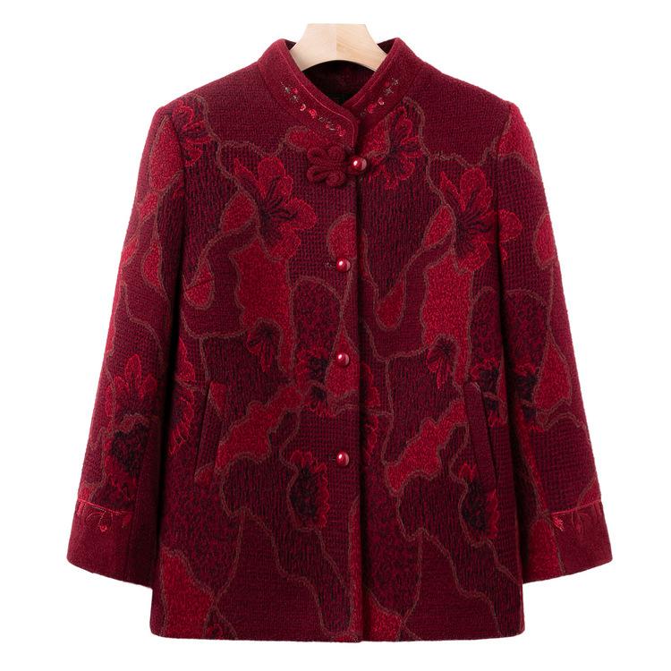 Fable Women's What About Grandma's Winter Coat? Mom's Velvet And Thickened Winter Warm Clothes. Cm