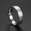 Einfache 6mm Punk Römische Ziffern Ringe Mode Herren Edelstahlringe Herren Hochzeit Verlobung Unisex Schmuck Dropshipping