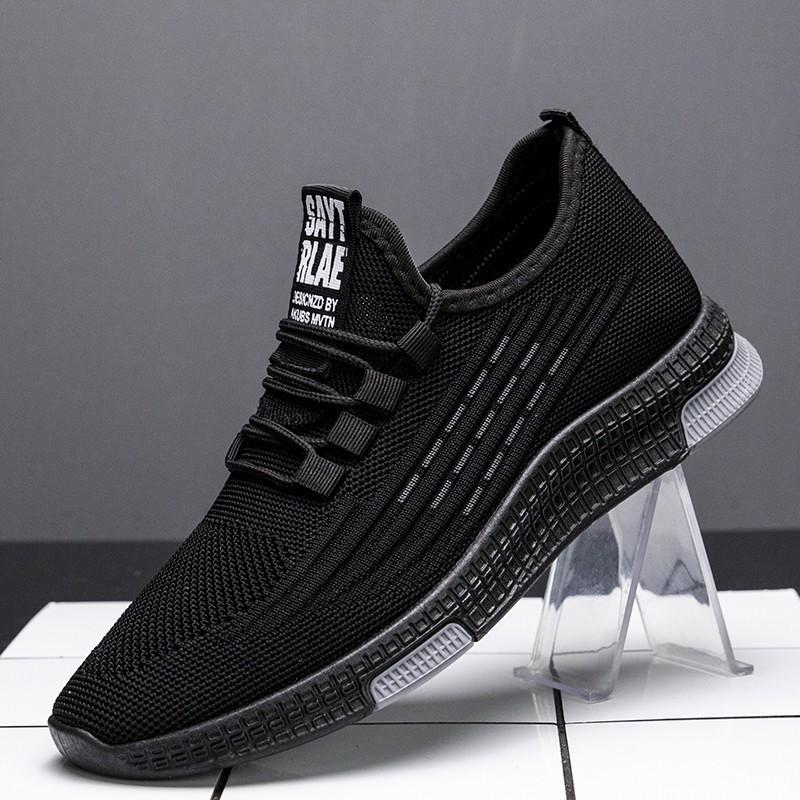 22 Spring/summer New Fly-knitted Sneakers, Breathable Casual Shoes, Soft-soled Running Shoes
