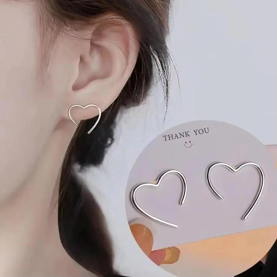 Korean Fashion Zircon Drop Earrings for Women Jewelry 2026 Trending New Luxury Women's Geometric Hoop Earrings Pendientes Gifts