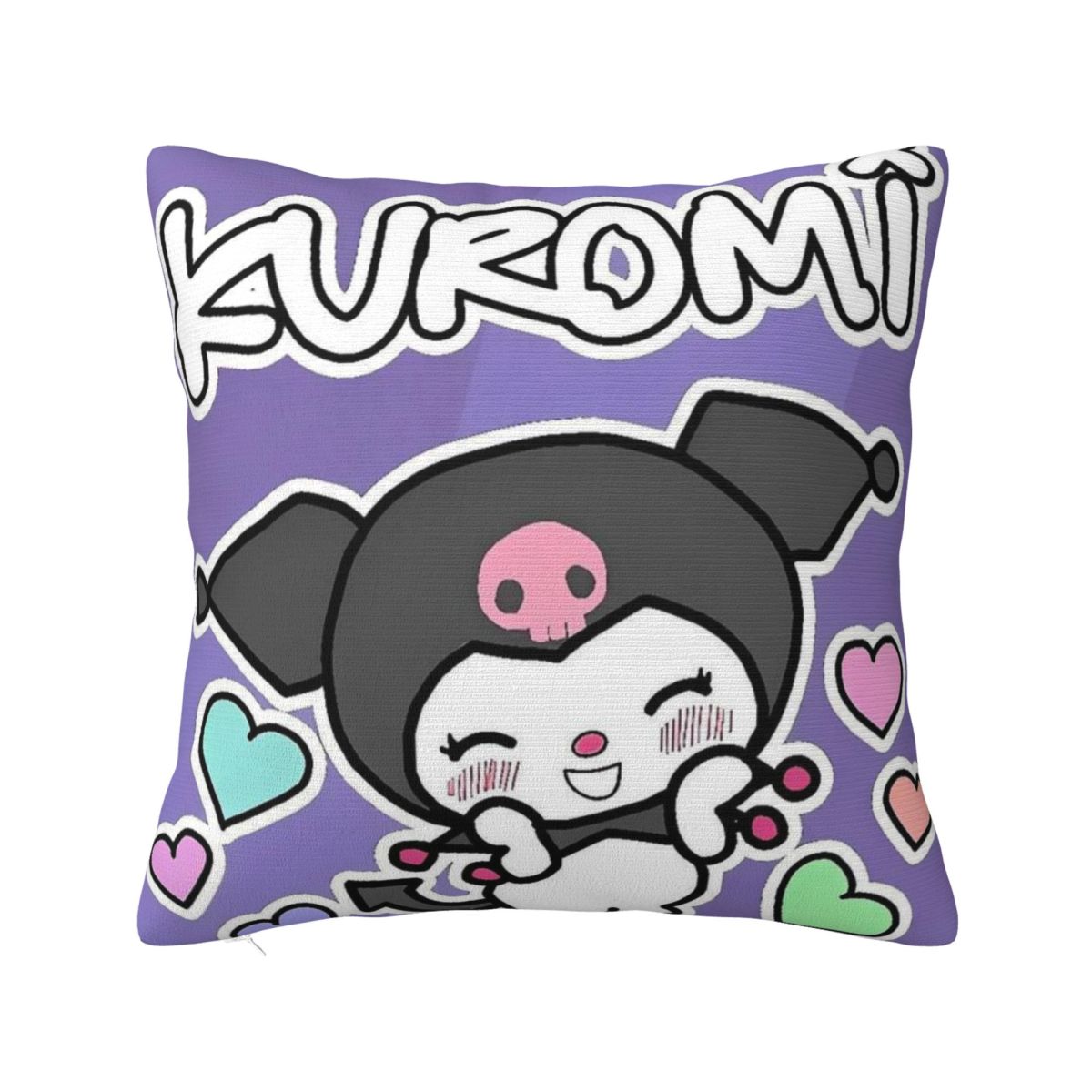 

Pillow Case Cute Kuromi Cartoon (28) Soft Pillow Cover Novelty Cushion Cover Custom DIY Pillowcases For Sofa Home Decorative 30cmx30cm