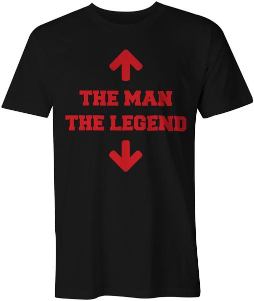 

The Man The Legend Funny T-Shirt Joke Fashion Mens Fashion M