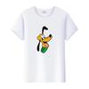 Casual Cartoon Goofy Pluto Clothes Plus Size T-shirt Summer White Tees 90S Tops Harajuku Blouses Tshirt Unisex
