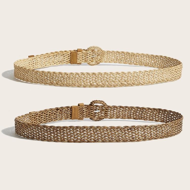 Unique Textured Braiding Belt For Casual Outfits And Photoshoots 110CM Length Fit Most Body Types