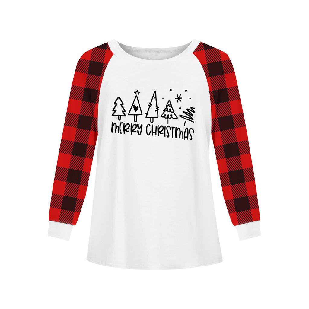 Lányok Hosszú Ujjú Karácsonyi Nap Pólók Gyerekek Őszi Felsők Kereknyakú Alap Pólók 5-14É