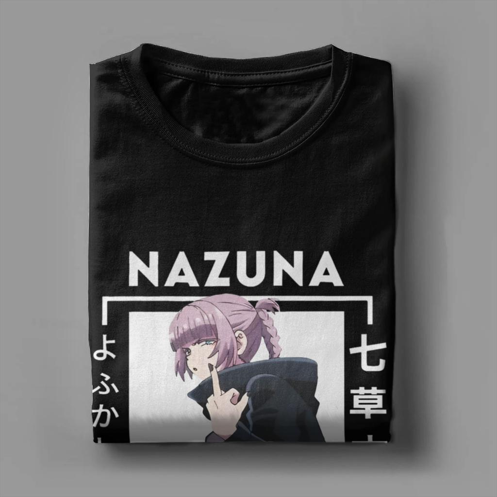 Printed Call of the Night Nazuna Nanakusa T Shirt For Unisex  Cotton Tee Shirt Short Sleeve Clothes